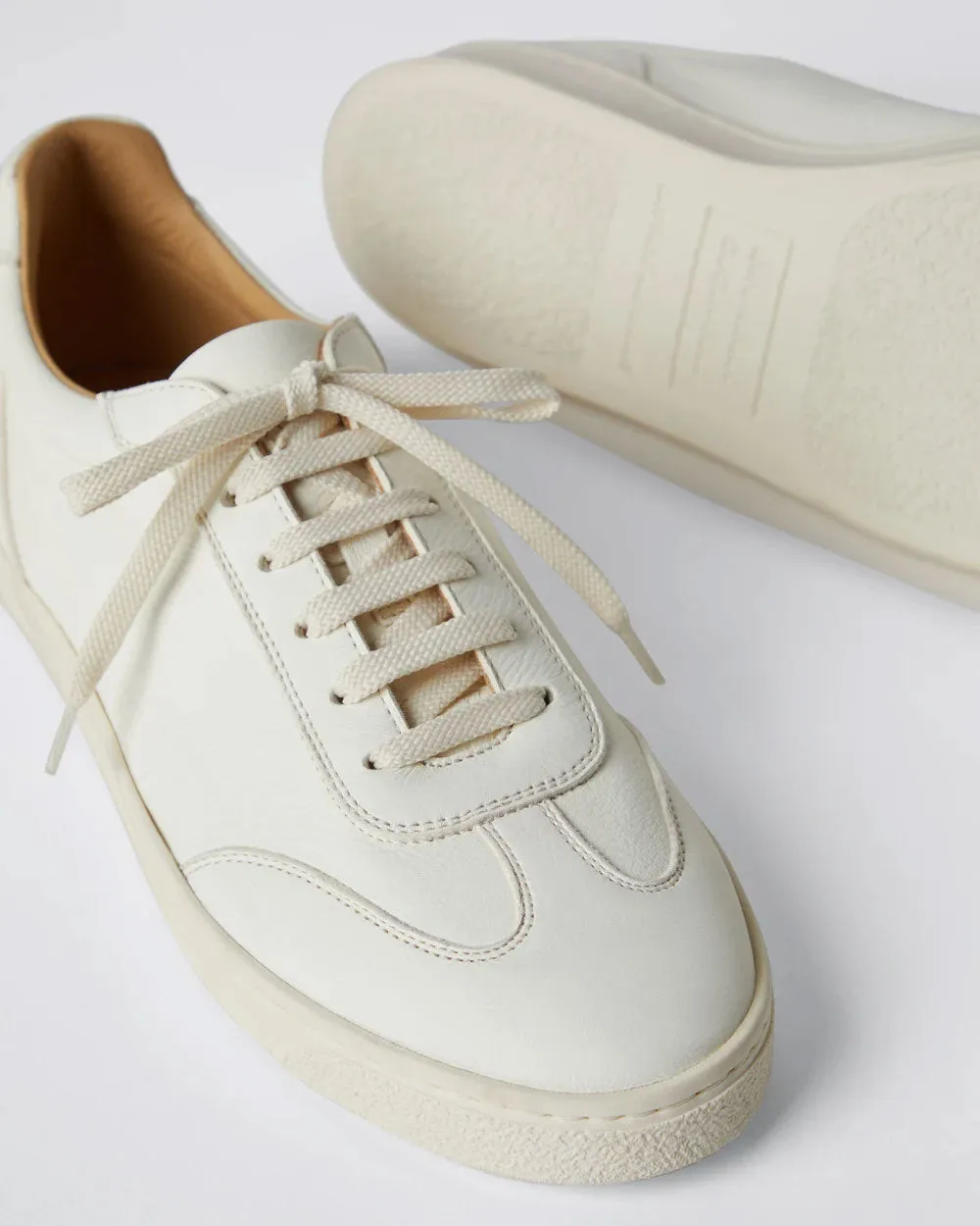 Deerskin Sneakers in White