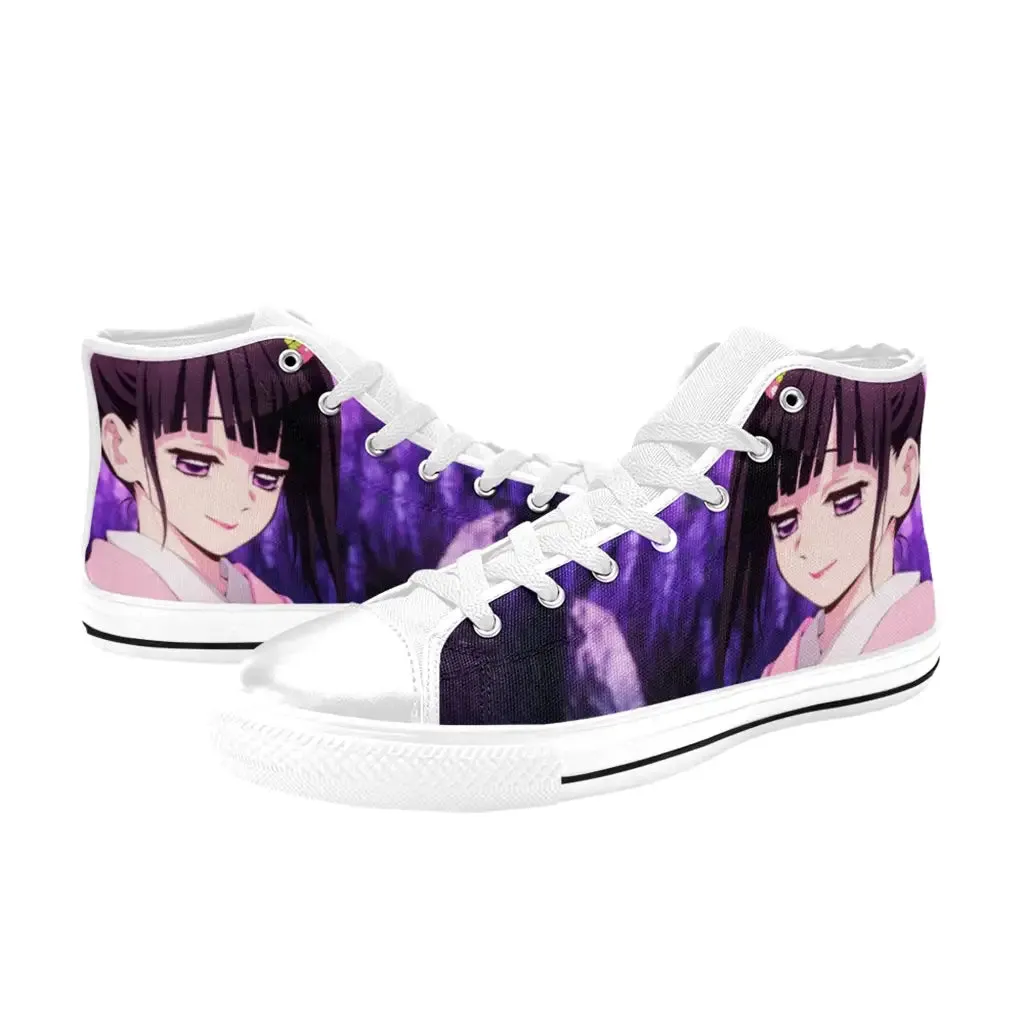 Kimetsu no Yaiba Demon Slayer Kanao Tsuyuri Shoes High Top Sneakers for Kids and Adults