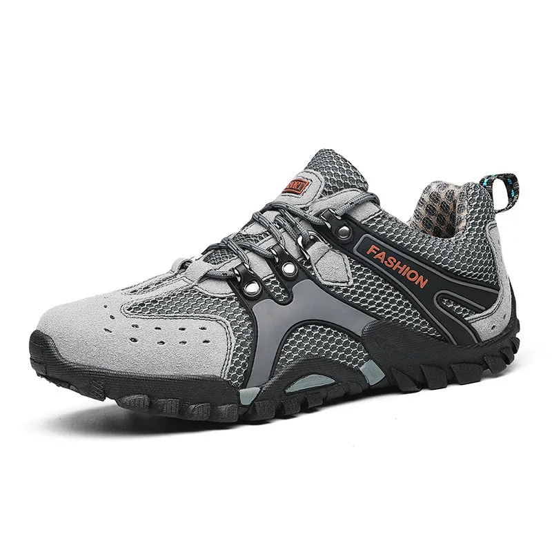 Spring Summer Men Outdoor Hiking Shoes Big Size Mens Mountain Climbing Trekking Sneakers